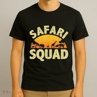 Cool Safari Squad For Men Women Zoo Animal African Jungle T-Shirt thumb 3