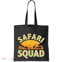 Cool Safari Squad For Men Women Zoo Animal African Jungle Tote Bag thumb 0