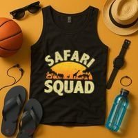 Cool Safari Squad For Men Women Zoo Animal African Jungle Tank Top thumb 4