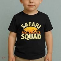 Cool Safari Squad For Men Women Zoo Animal African Jungle Toddler T-Shirt thumb 2