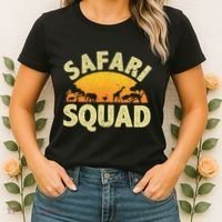 Cool Safari Squad For Men Women Zoo Animal African Jungle Women's T-Shirt thumb 2