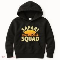 Cool Safari Squad For Men Women Zoo Animal African Jungle Kids Hoodie thumb 0