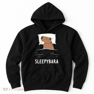 Capybara Sleepybara Sleep Capybara Hoodie