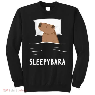 Capybara Sleepybara Sleep Capybara Sweatshirt