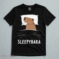 Capybara Sleepybara Sleep Capybara T-Shirt thumb 5