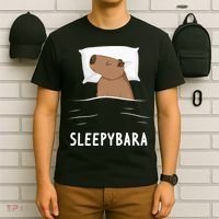 Capybara Sleepybara Sleep Capybara T-Shirt thumb 6
