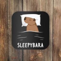 Capybara Sleepybara Sleep Capybara Coaster thumb 0
