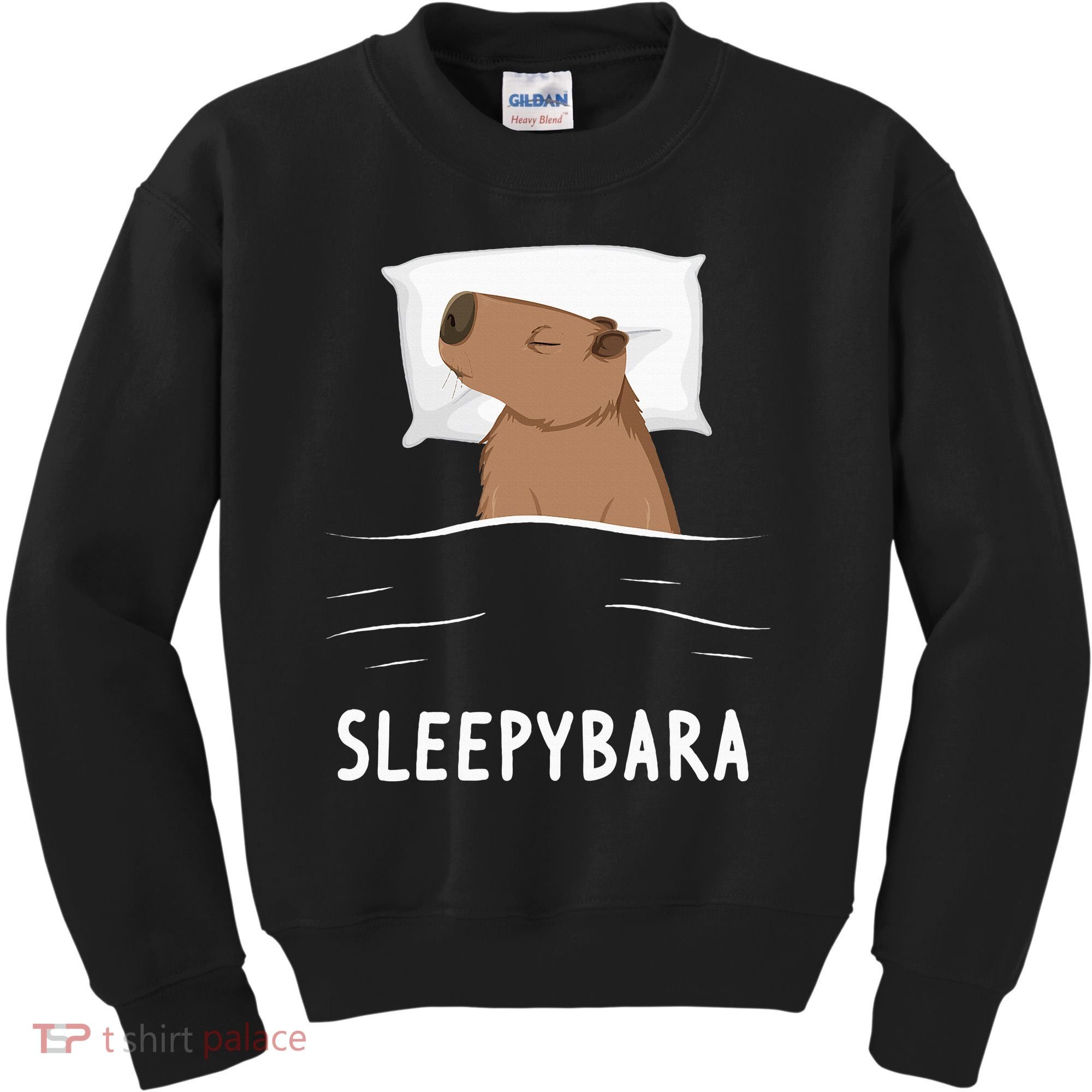 Capybara Sleepybara Sleep Capybara Kids Sweatshirt
