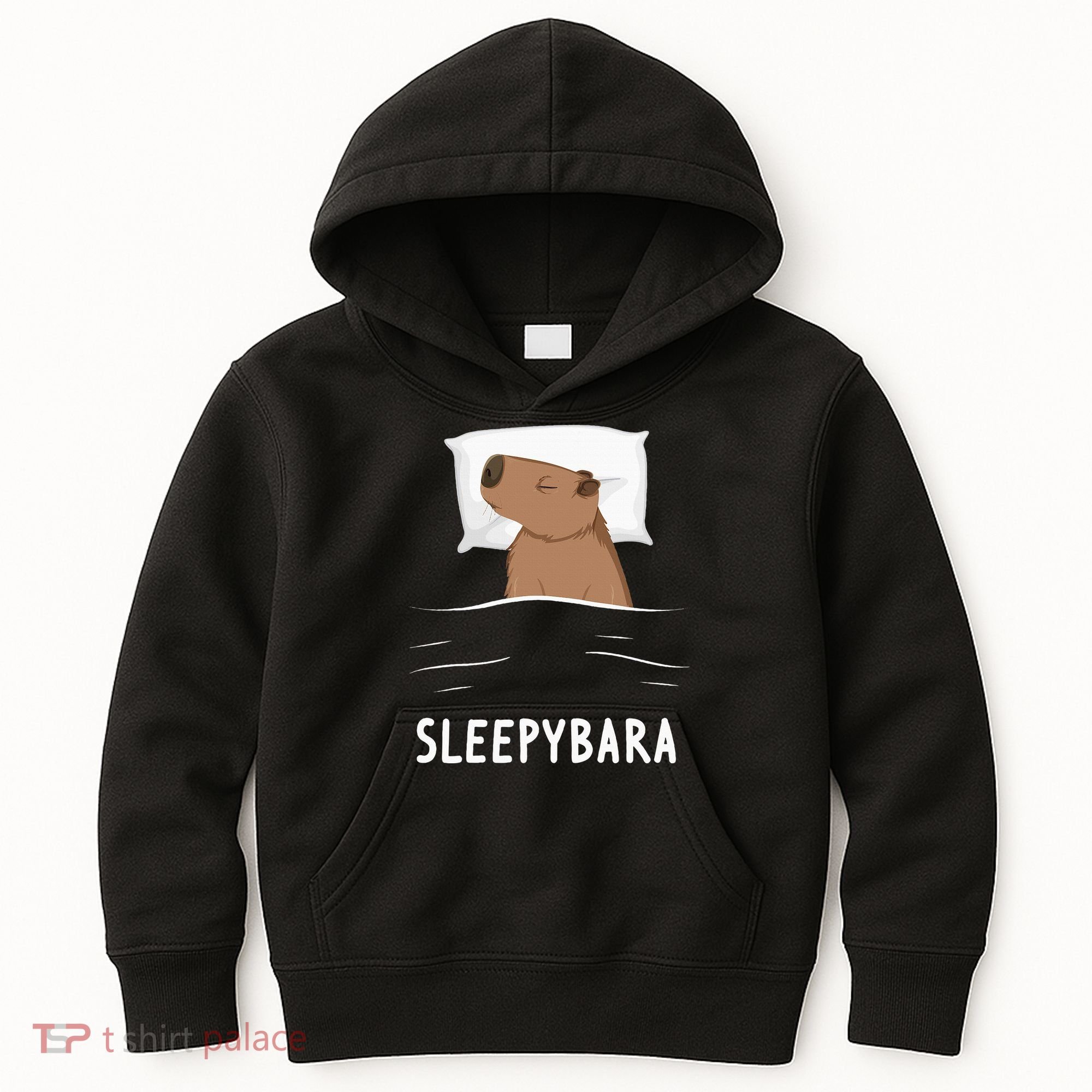 Capybara Sleepybara Sleep Capybara Kids Hoodie