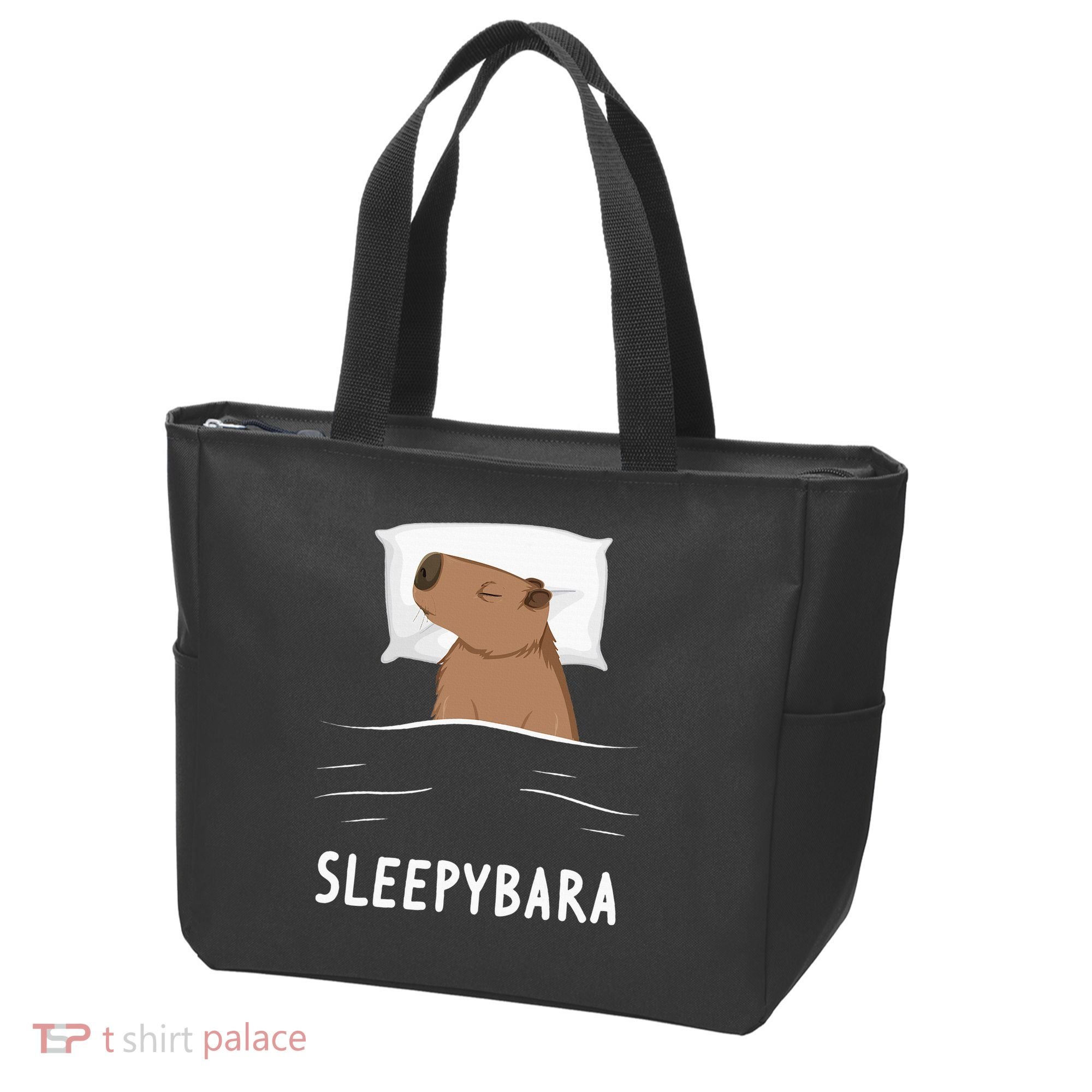 Capybara Sleepybara Sleep Capybara Tote Bag
