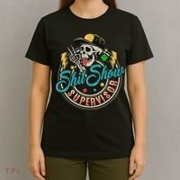 Cool Shit Show Supervisor Skull Hilarious Vintage T-Shirt thumb 4
