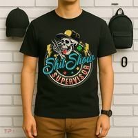 Cool Shit Show Supervisor Skull Hilarious Vintage T-Shirt thumb 6