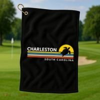 Charleston Sc South Carolina Golf Towel thumb 1