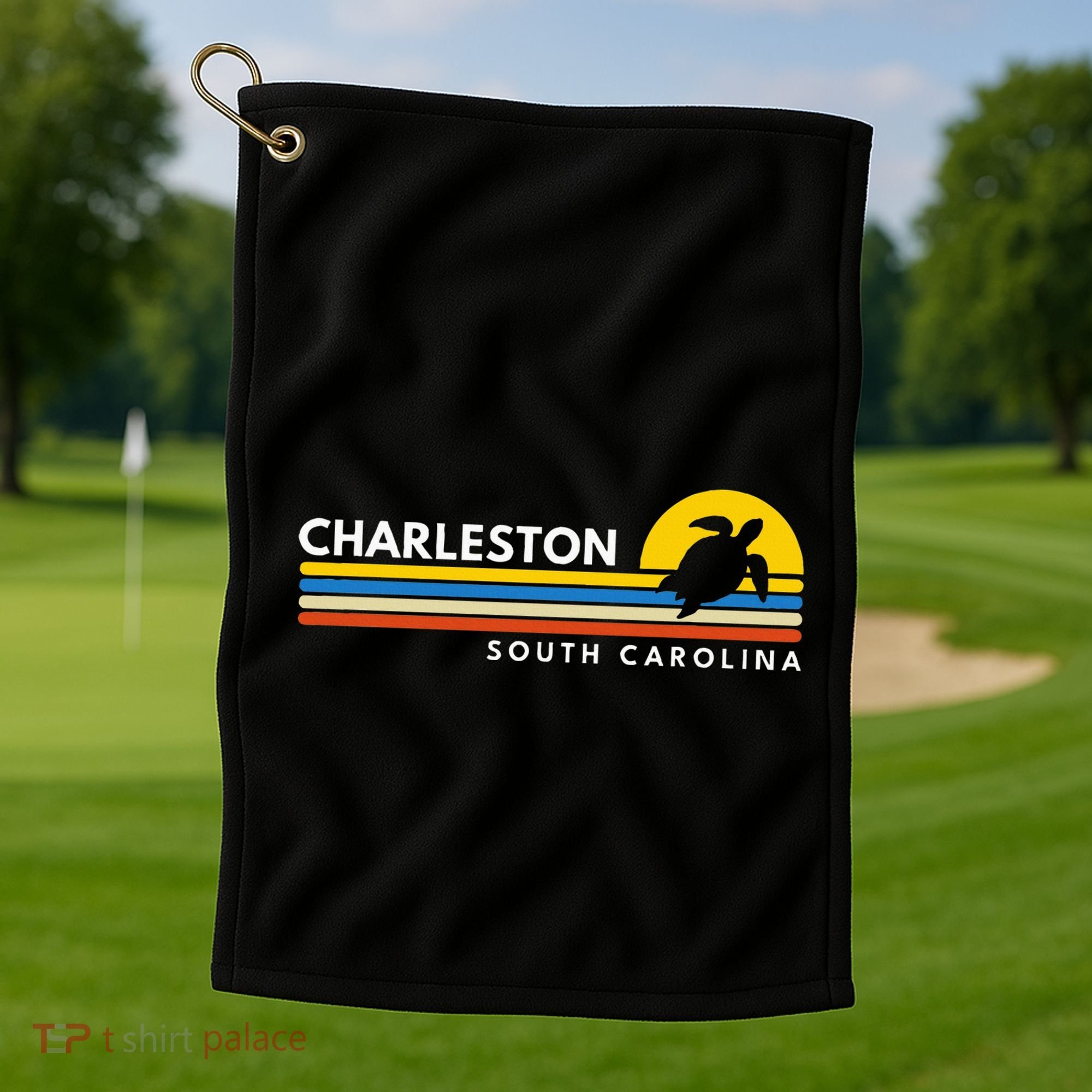 Charleston Sc South Carolina Golf Towel