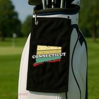 Connecticut State Souvenir Golf Towel thumb 2