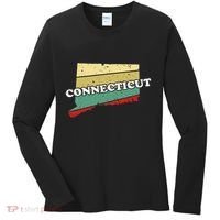 Connecticut State Souvenir Women's Long Sleeve Shirt thumb 0