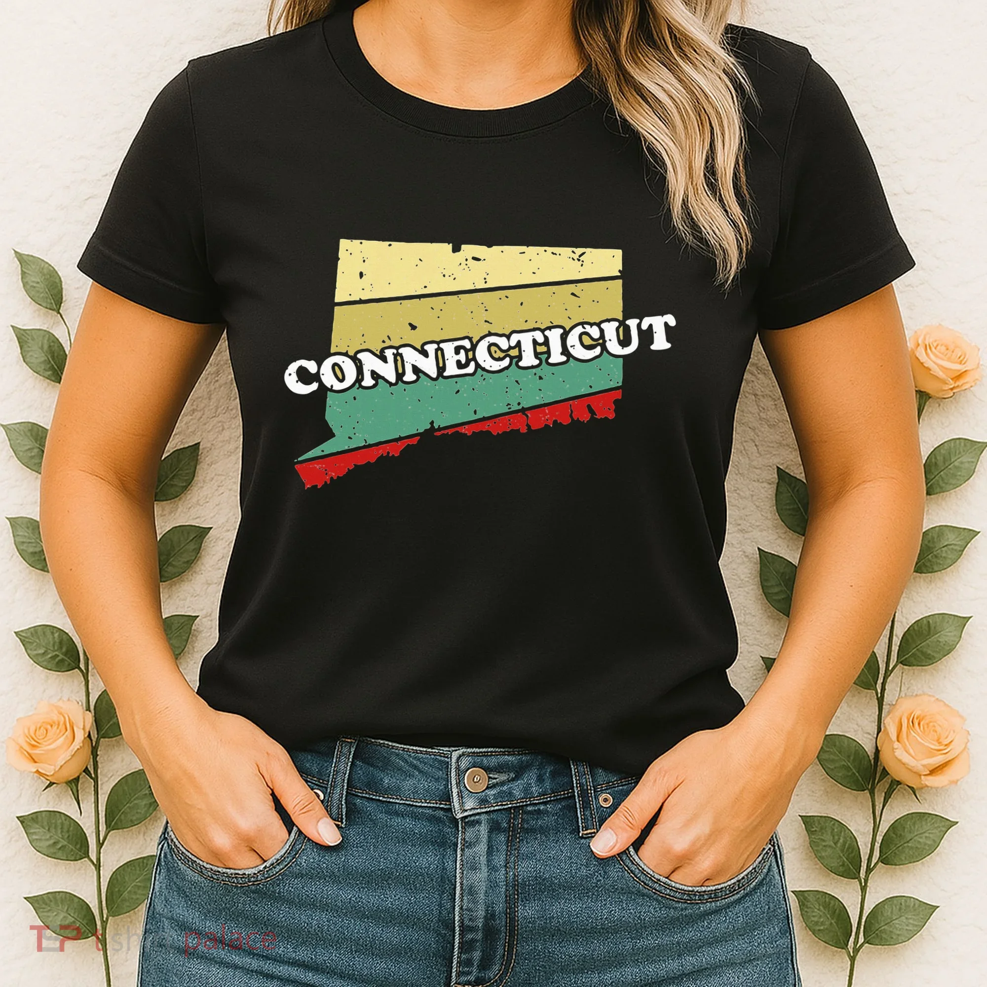 Connecticut State Souvenir Women's T-Shirt