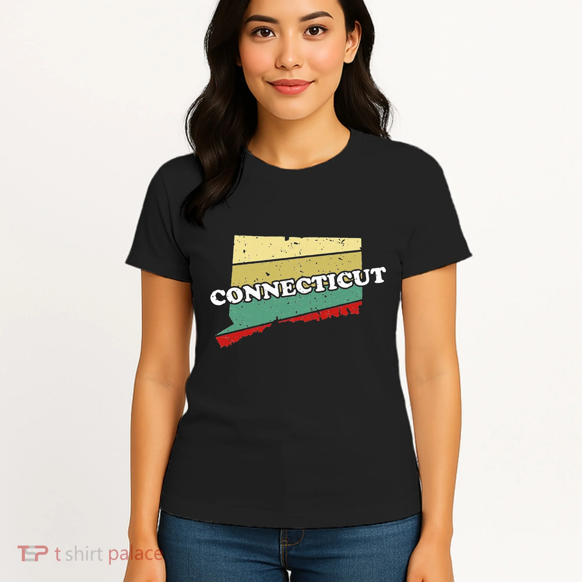 Connecticut State Souvenir Women's T-Shirt