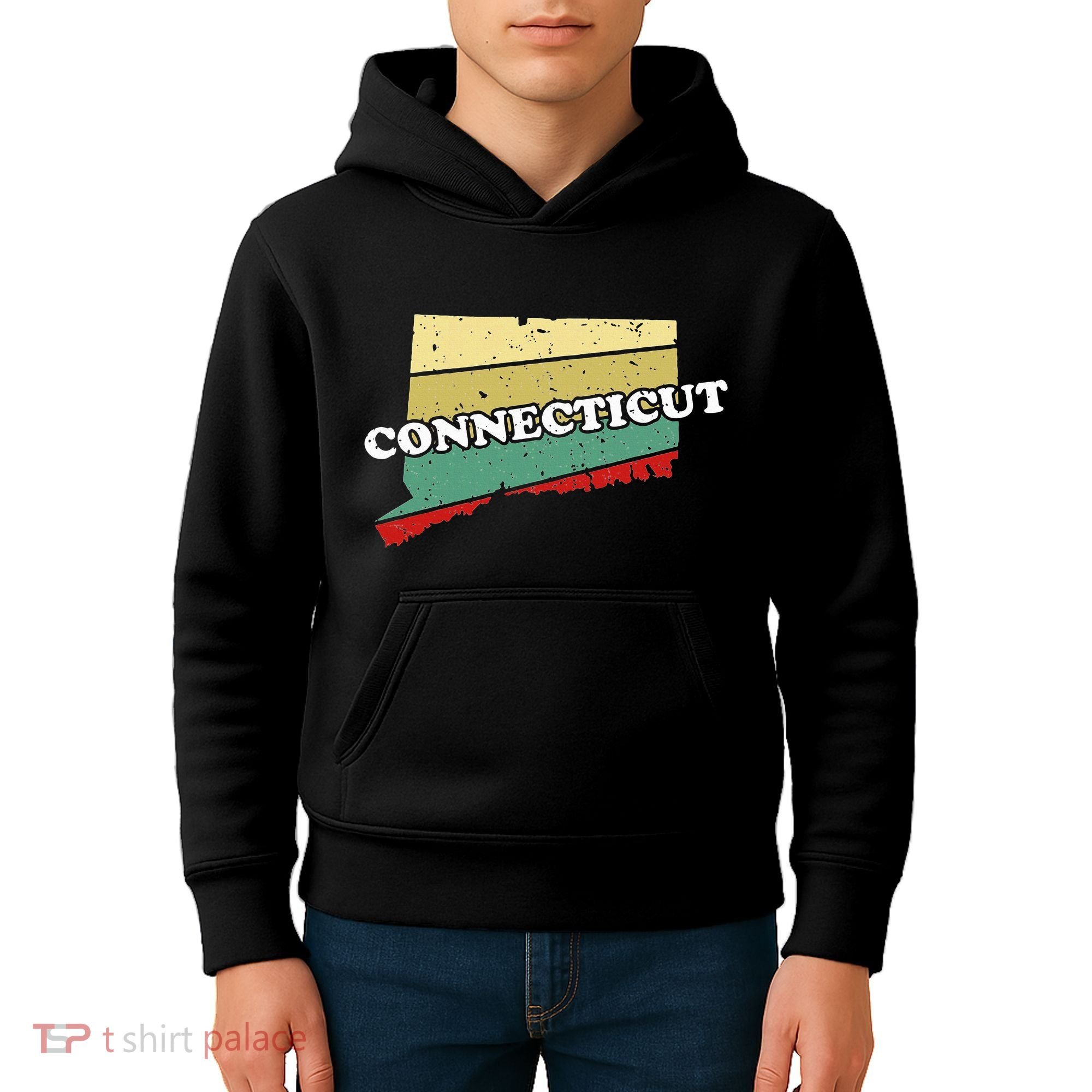 Connecticut State Souvenir Kids Hoodie