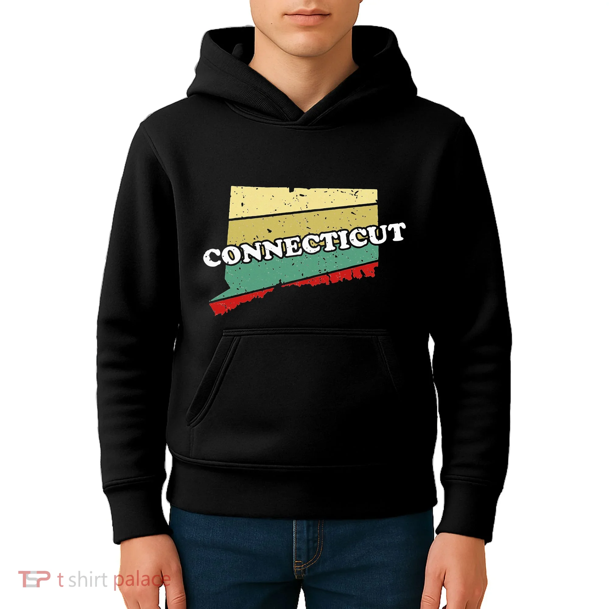Connecticut State Souvenir Kids Hoodie