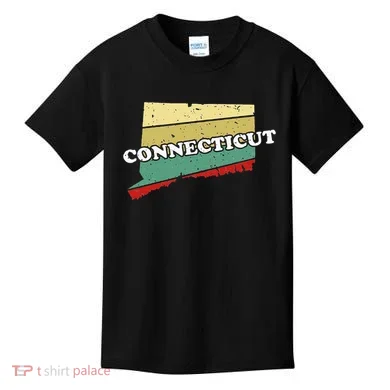 Connecticut State Souvenir Kids T-Shirt