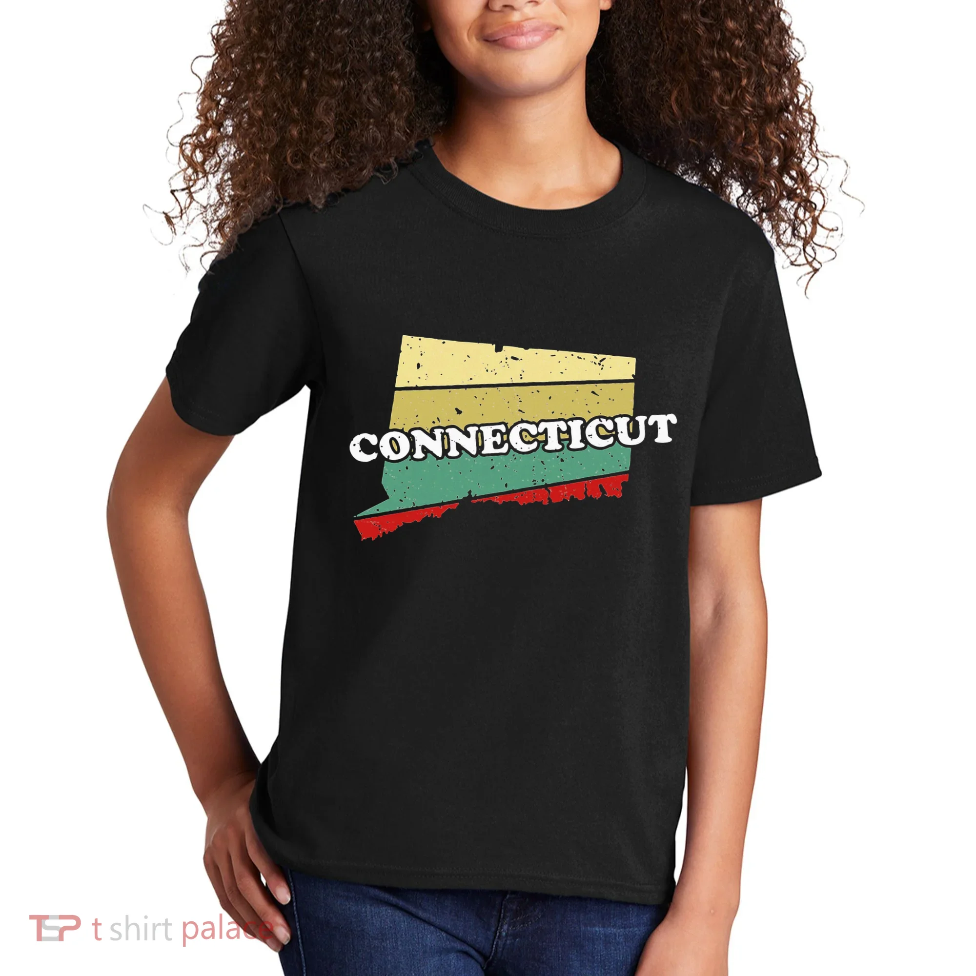 Connecticut State Souvenir Kids T-Shirt