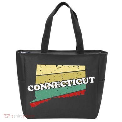 Connecticut State Souvenir Tote Bag