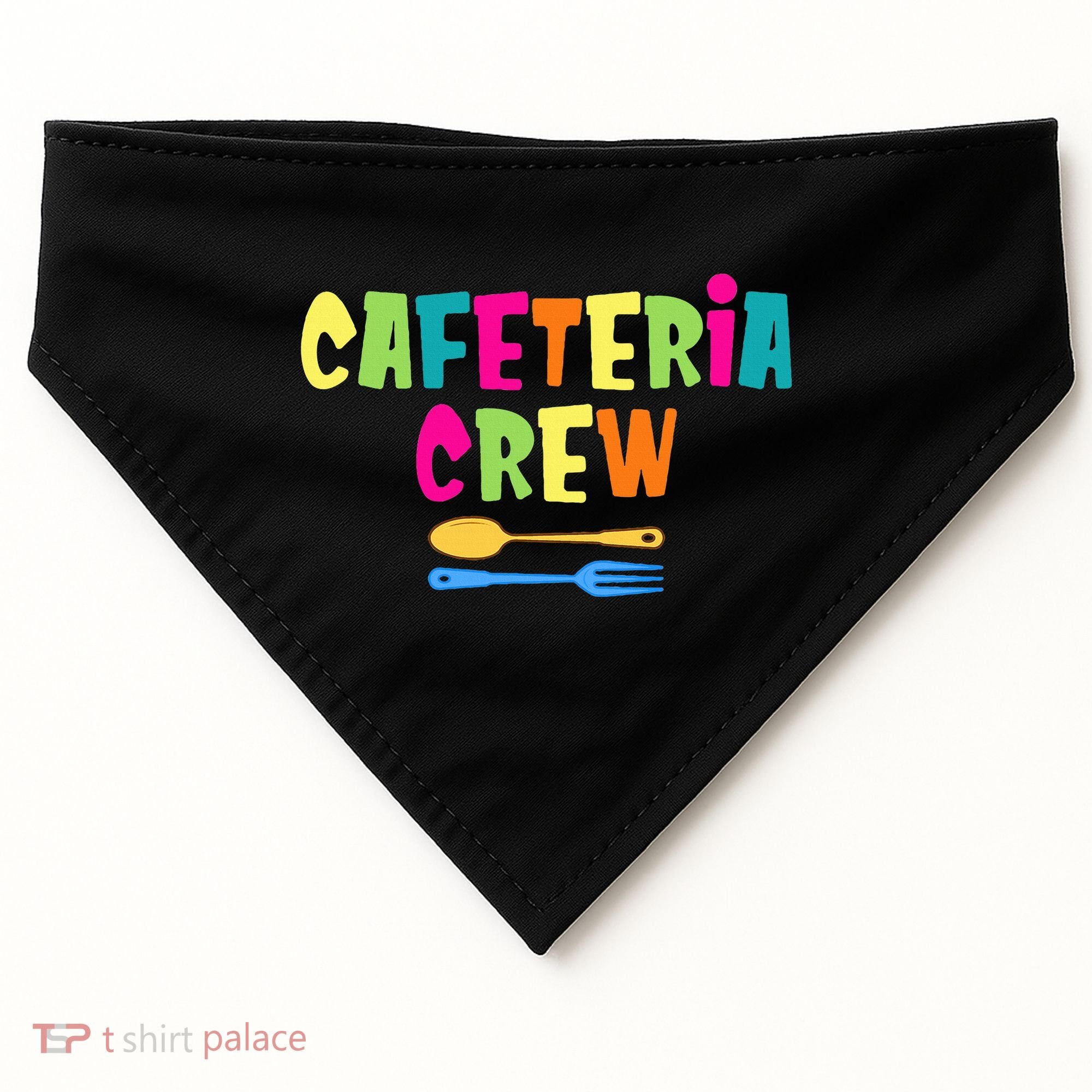 Cafeteria Squad School Cafeteria Lady Worker USA-Made Doggie Bandana