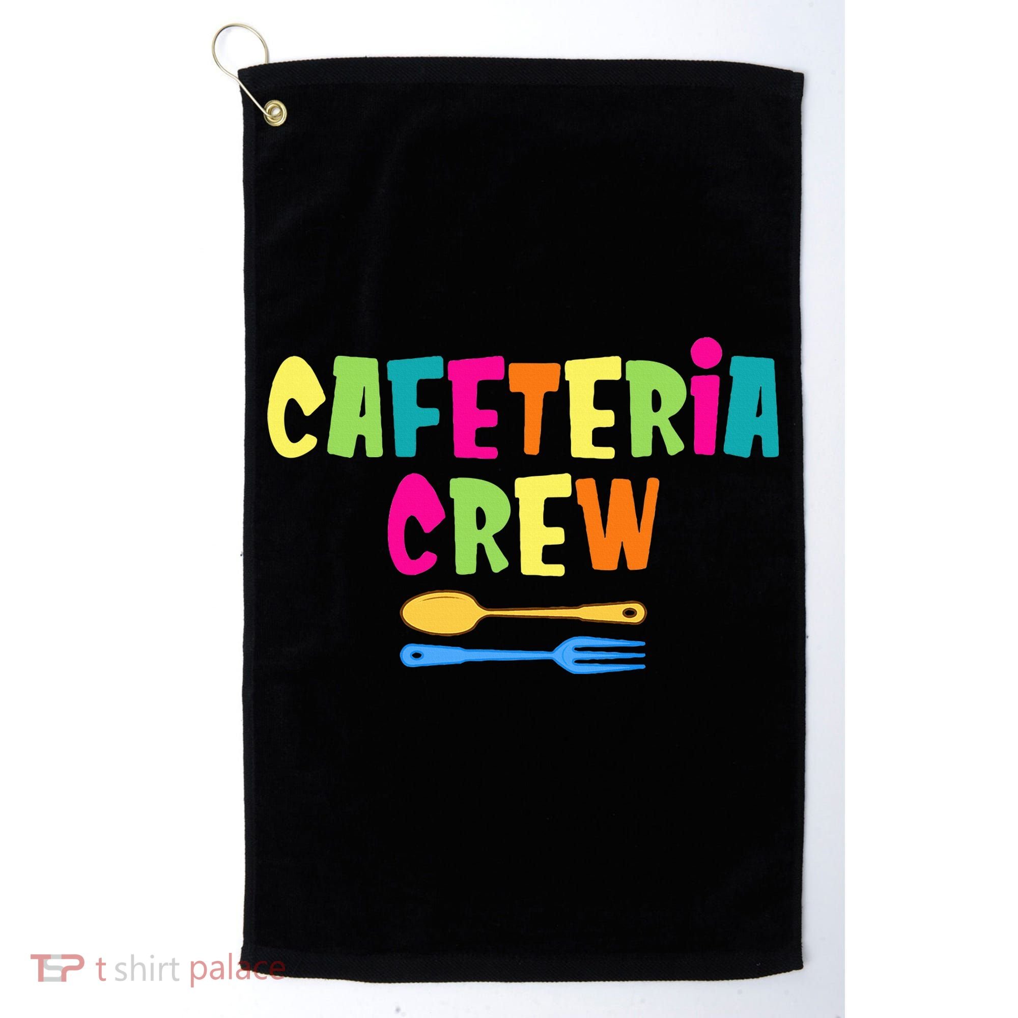 Cafeteria Squad School Cafeteria Lady Worker Golf Towel