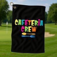 Cafeteria Squad School Cafeteria Lady Worker Golf Towel thumb 1