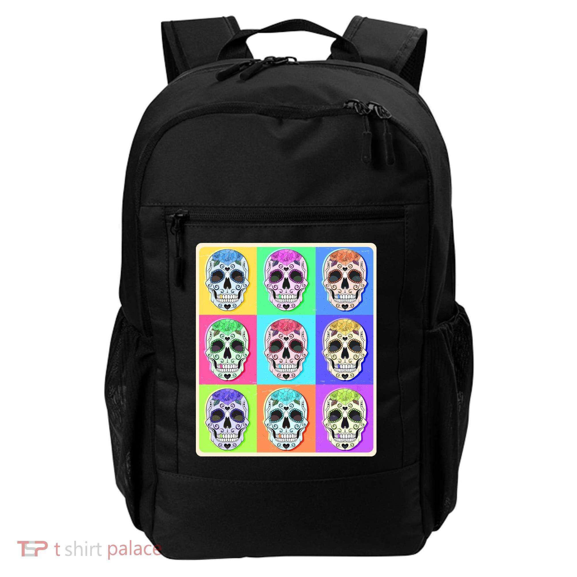 Cool Sugar Skull Pop Art Backpack