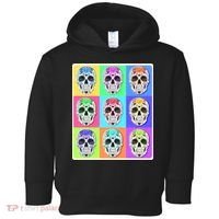 Cool Sugar Skull Pop Art Toddler Hoodie thumb 0