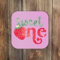 Cute Strawberry Sweet One Coaster thumb 0