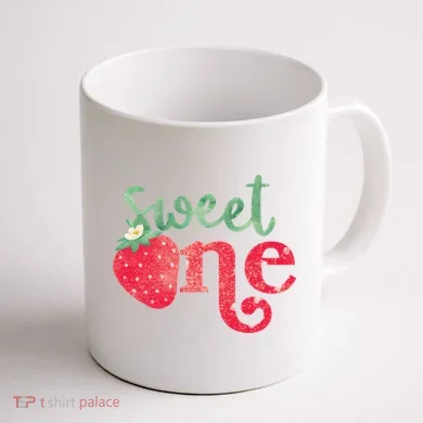 Cute Strawberry Sweet One Coffee Mug back