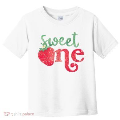 Cute Strawberry Sweet One Toddler T-Shirt