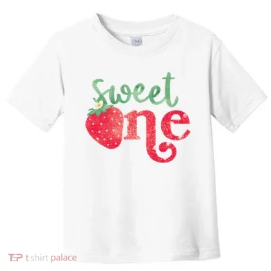 Cute Strawberry Sweet One Toddler T-Shirt