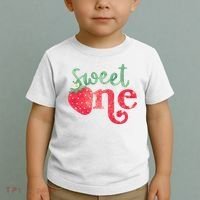 Cute Strawberry Sweet One Toddler T-Shirt thumb 2