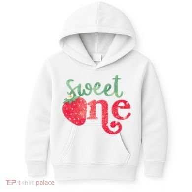 Cute Strawberry Sweet One Kids Hoodie