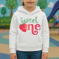 Cute Strawberry Sweet One Kids Hoodie thumb 3