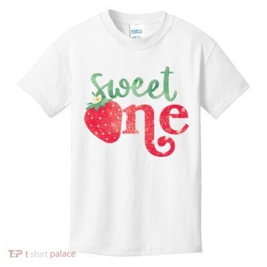 Cute Strawberry Sweet One Kids T-Shirt
