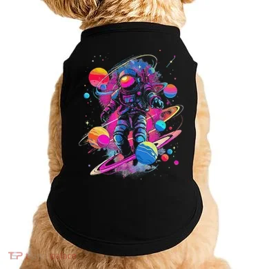 Cool Spaceman Scifi Astronaut Space Doggie Tank