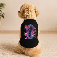 Cool Spaceman Scifi Astronaut Space Doggie Tank thumb 2