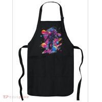 Cool Spaceman Scifi Astronaut Space Apron thumb 0