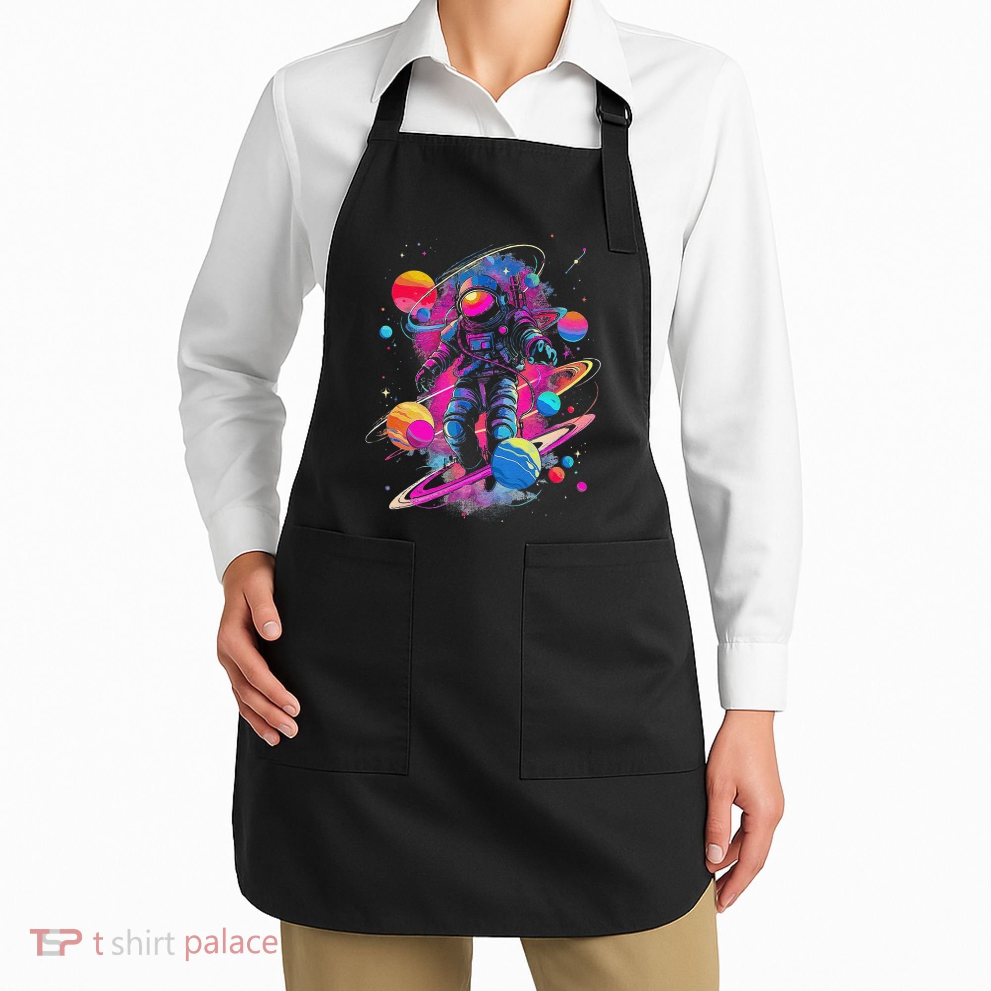 Cool Spaceman Scifi Astronaut Space Apron