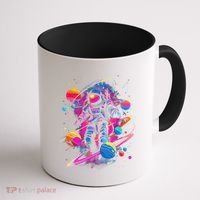 Cool Spaceman Scifi Astronaut Space Coffee Mug thumb 1