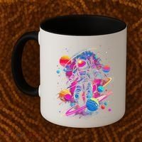 Cool Spaceman Scifi Astronaut Space Coffee Mug thumb 2