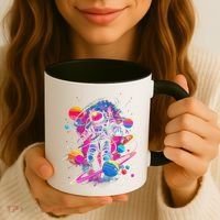 Cool Spaceman Scifi Astronaut Space Coffee Mug thumb 3