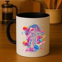 Cool Spaceman Scifi Astronaut Space Coffee Mug thumb 4