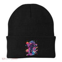 Cool Spaceman Scifi Astronaut Space Beanie thumb 0