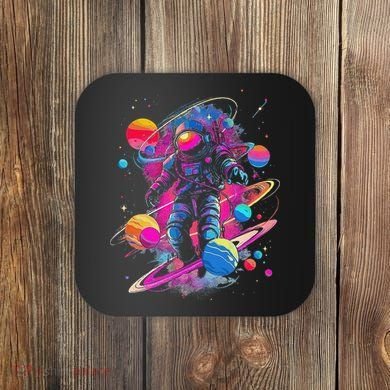 Cool Spaceman Scifi Astronaut Space Coaster